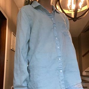 blue aerie lounge shirt